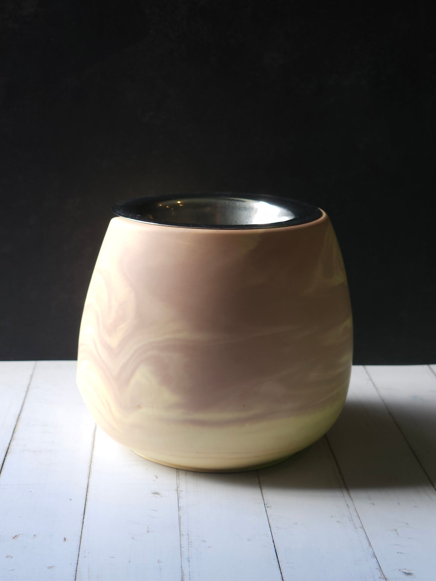 Marble Melts - Round Yellow/Pink