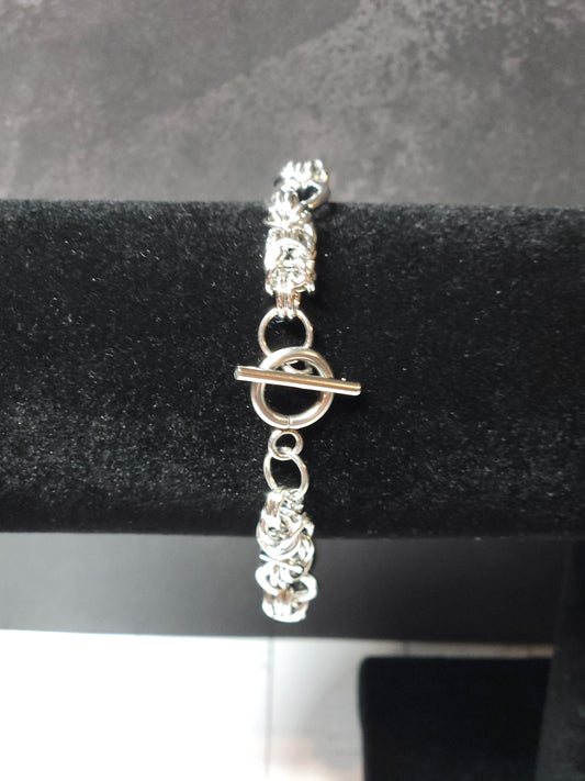 Chain Reaction Link Bracelet- Oval