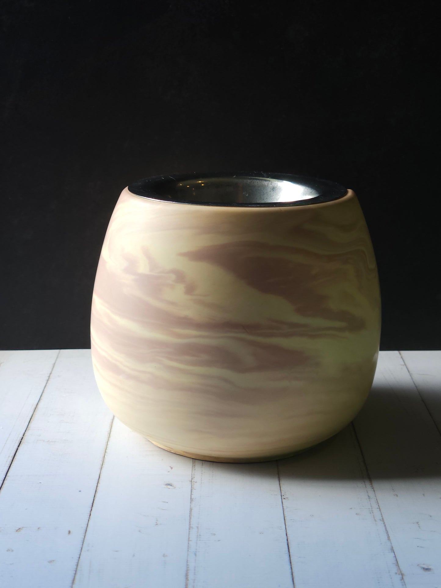 Marble Melts - Round Yellow/Pink